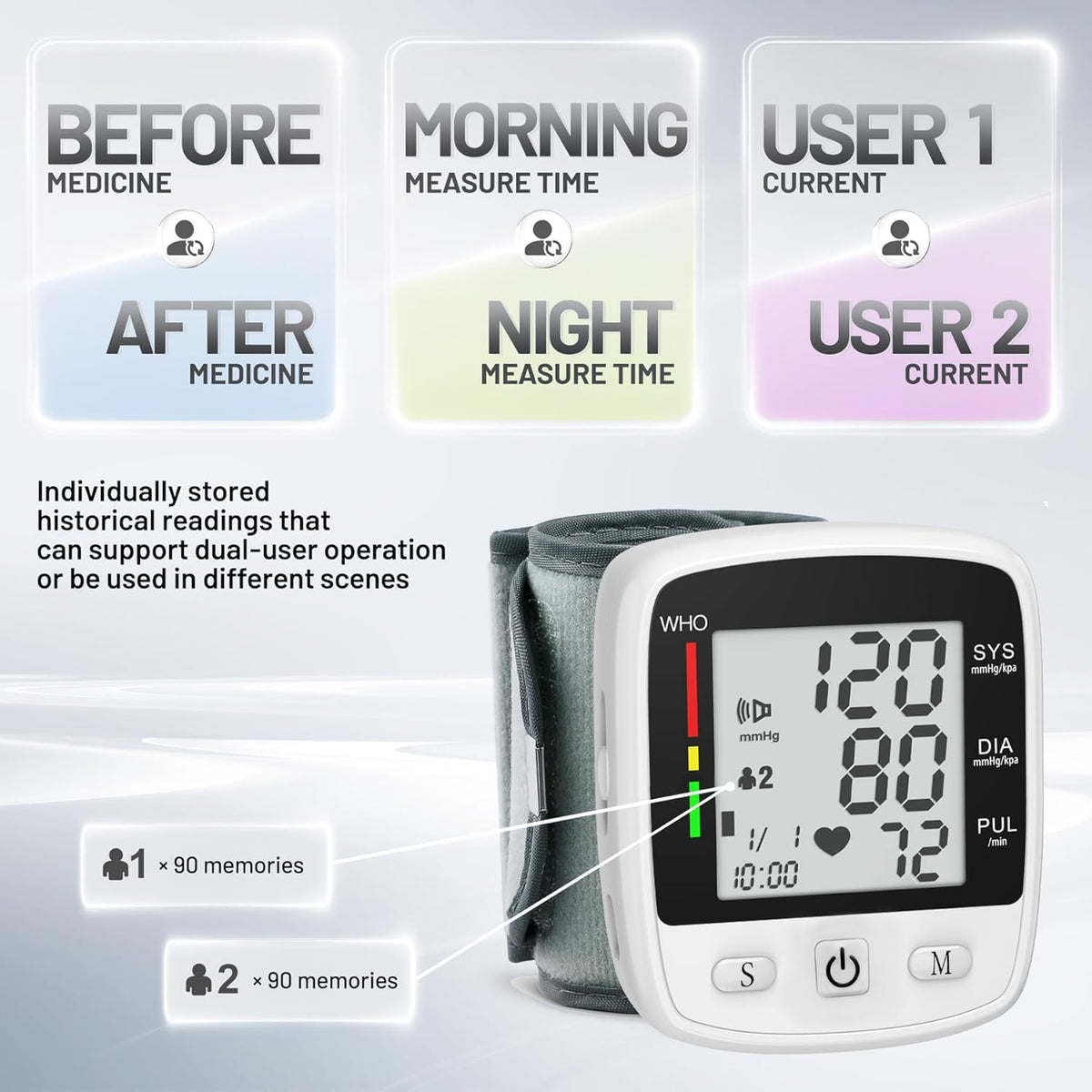 Blood Pressure Monitor Wrist Z6835