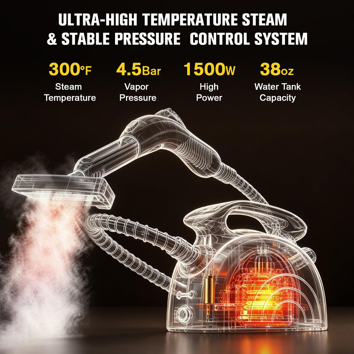 4.5 Bar 300°F Steam Cleaner V622846