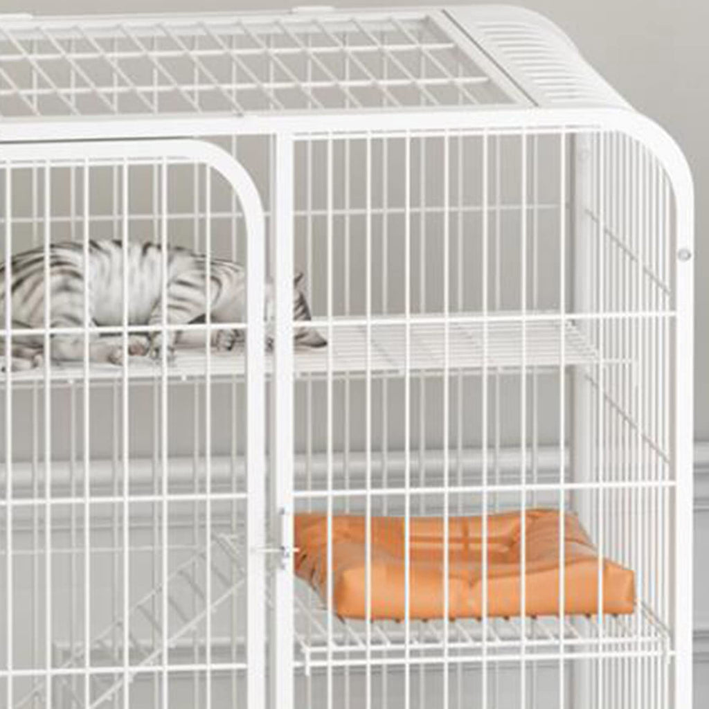 Large 3-Tier Metal Wire Cat Cage with Hammock W770