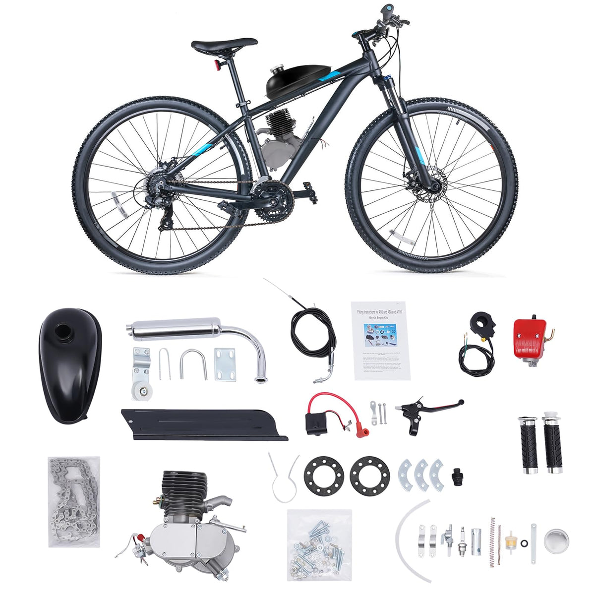 2 Stroke Air-Cooling Bicycle Motor Kit X670