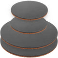4pcs Round Cork Coasters with ABS Base T20448