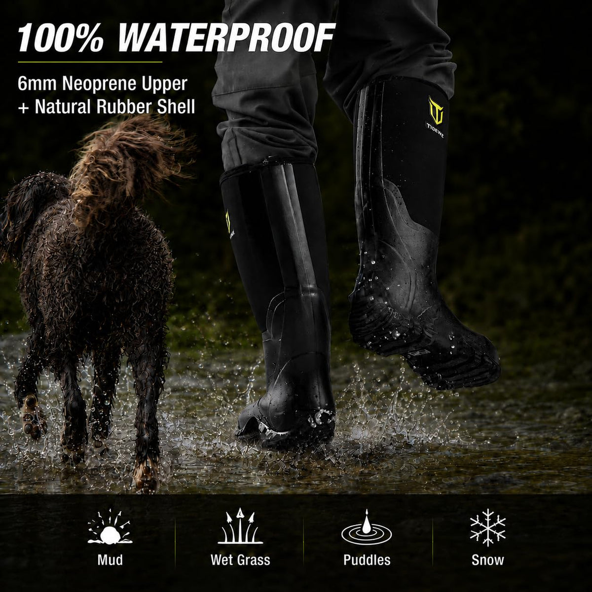 Rubber Boots with Steel Shank U769