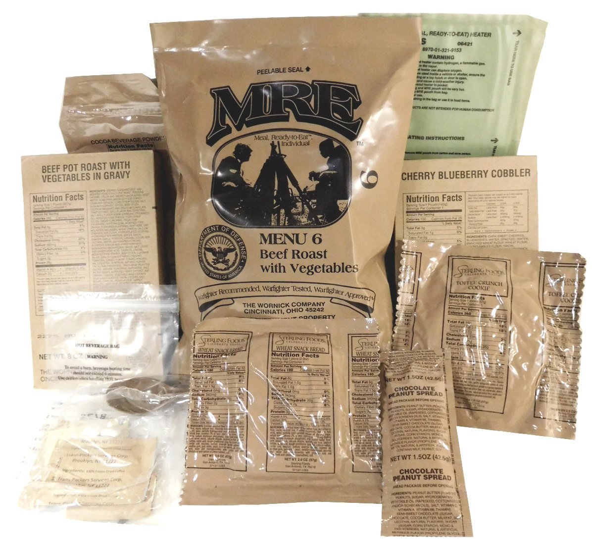 Meals Ready-to-Eat Assorted Flavor E2078