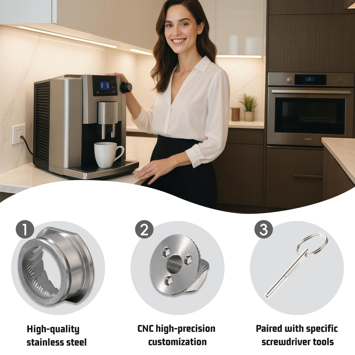 Conical Burr Grinder Set D59677