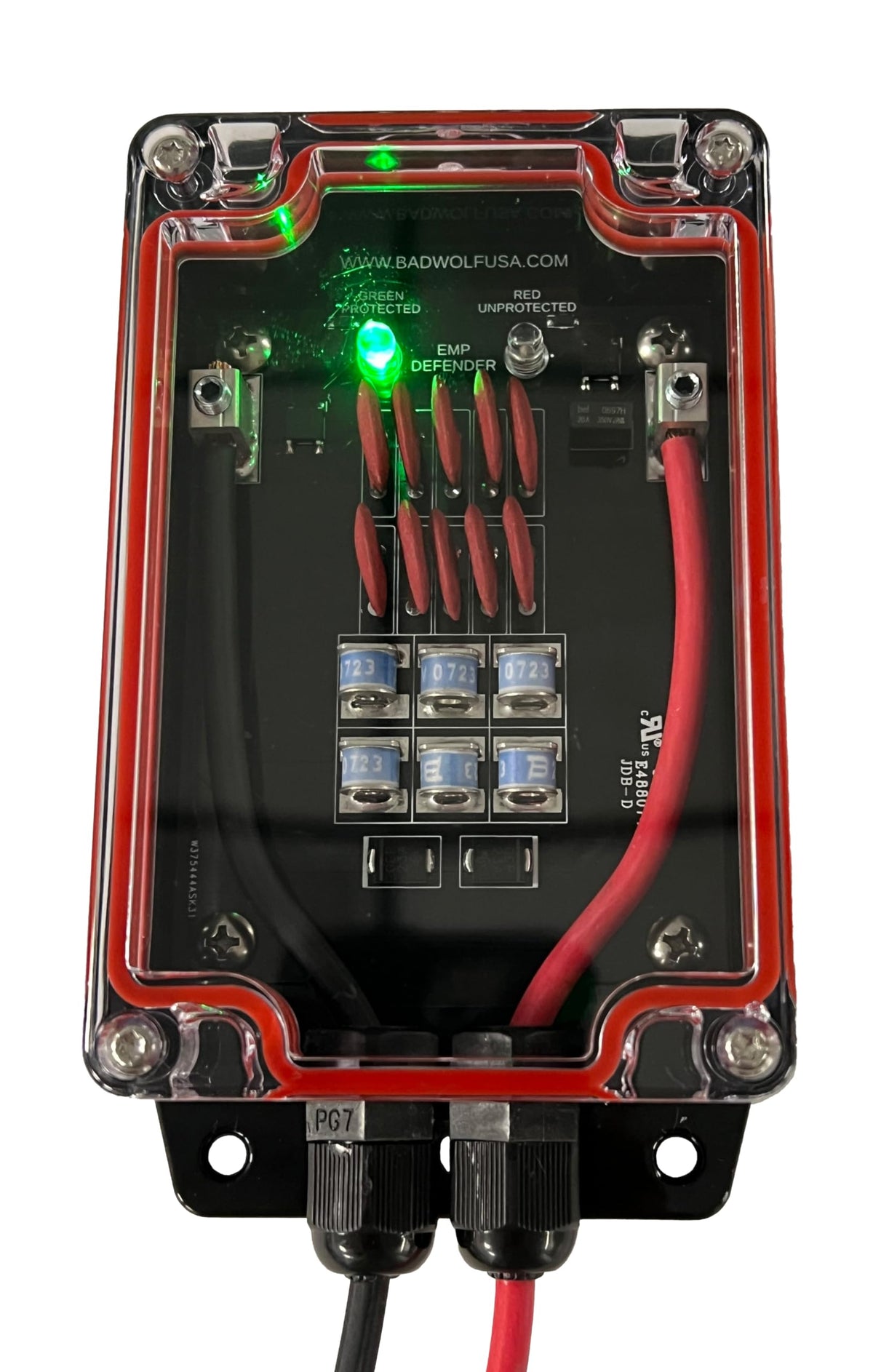 12V Vehicle Surge Protector with 250kA Surge Current Rating E146707
