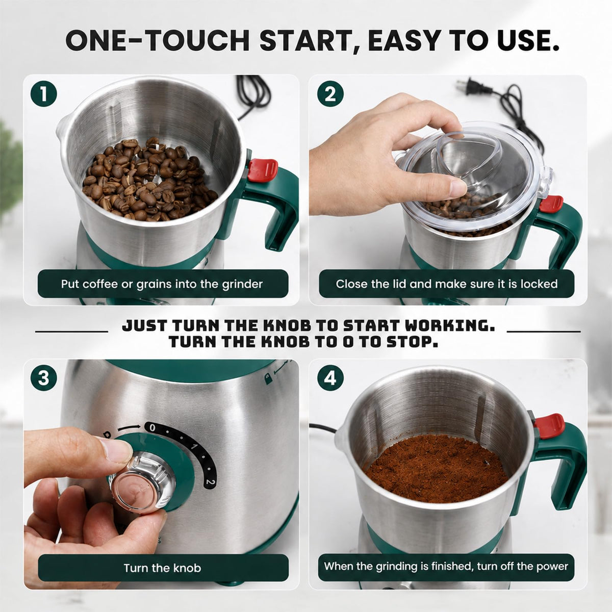 500W Electric Spice and Nut Grinder V959