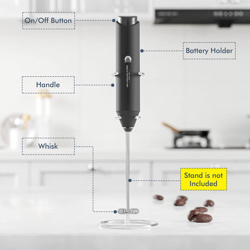 Handheld Milk Frother with Stainless Steel Whisk L803