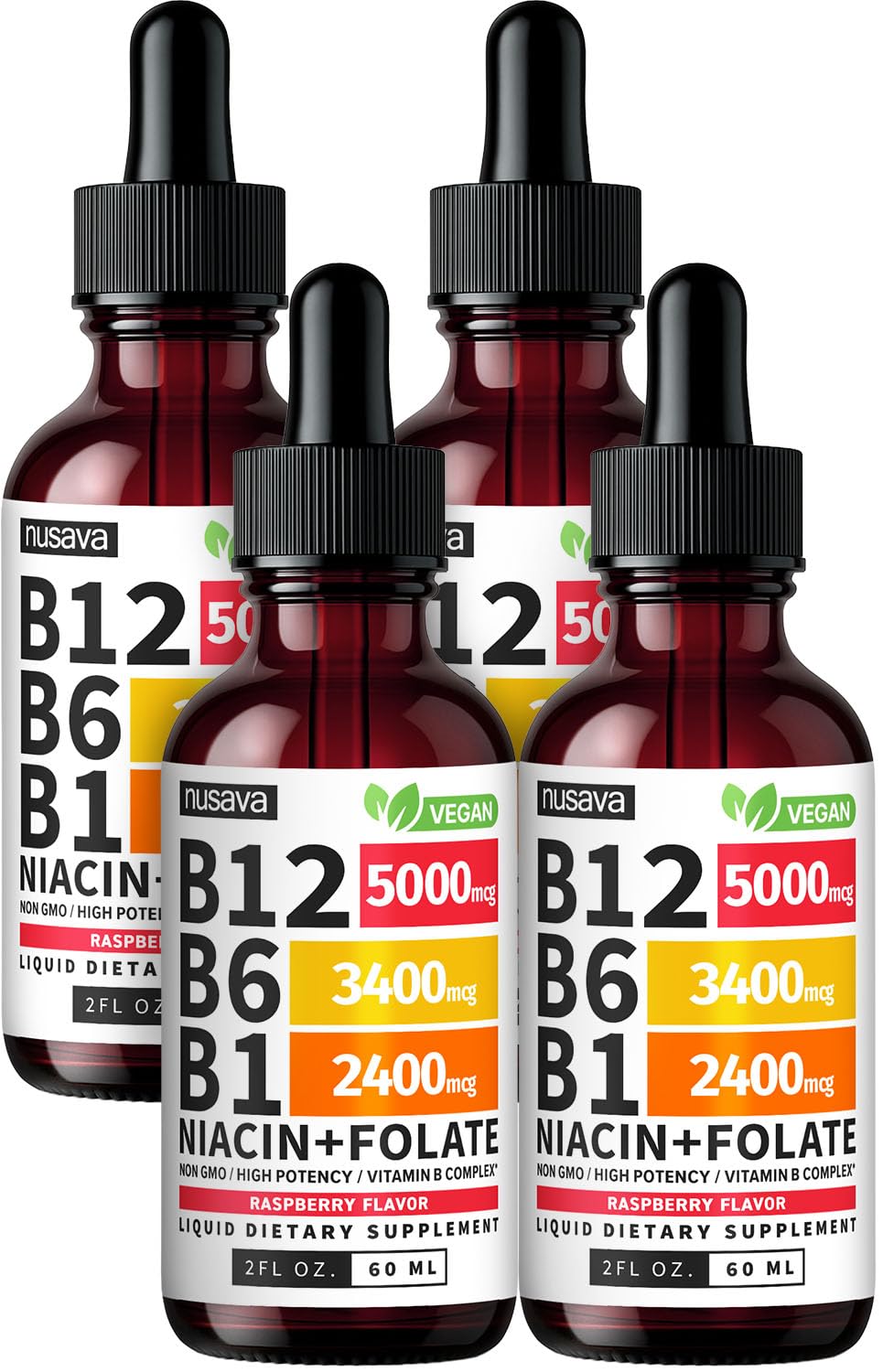 Vitamin B12 5000mcg Liquid Drops Pack of 4 P251