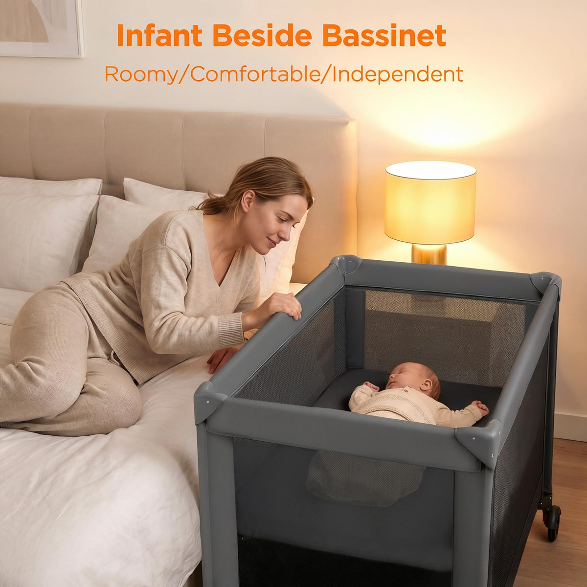 4 in 1 Baby Pack and Play with Bassinet L38678