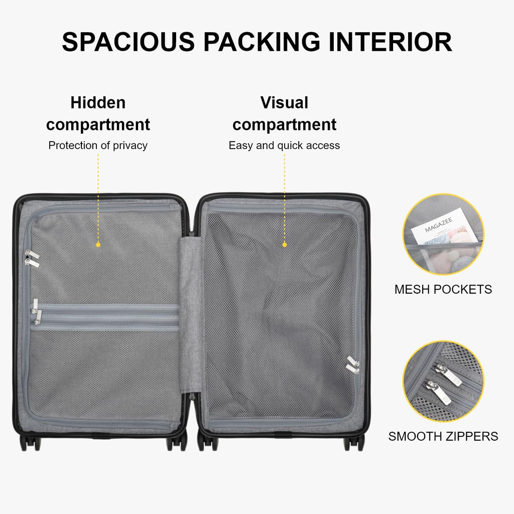 Hard Shell 20 Inch Carry on Luggage Polycarbonate L1053