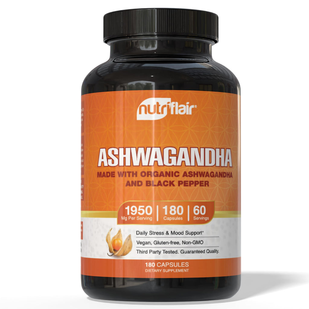 Organic Ashwagandha Root Extract with Black Pepper R817