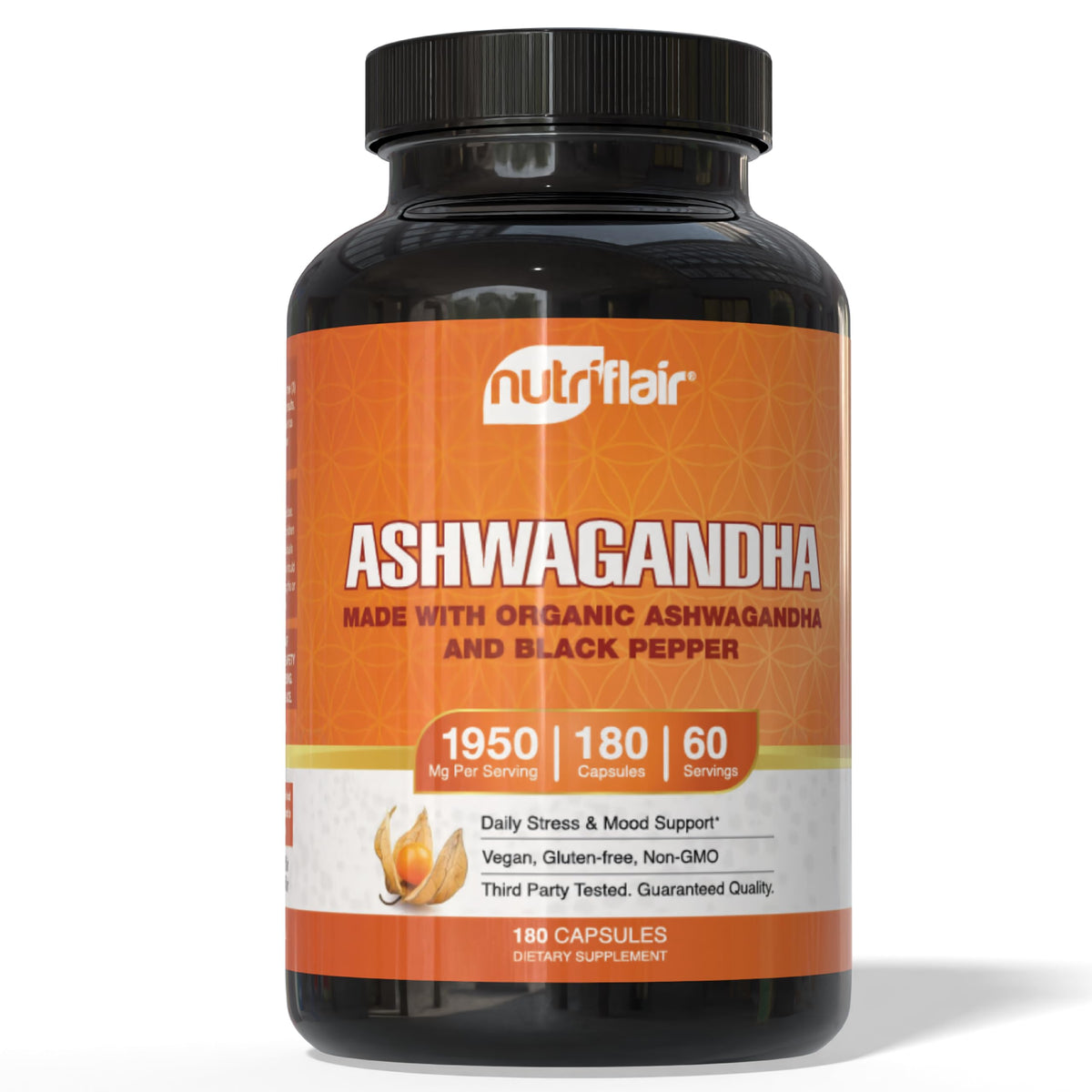 Organic Ashwagandha Root Extract with Black Pepper R817