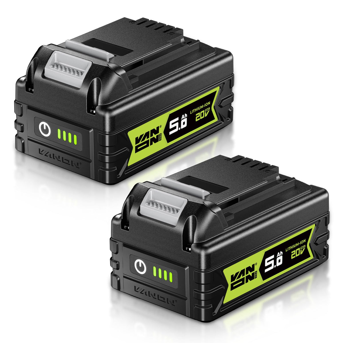 20V Max 5.0Ah Lithium Battery 2 Pack J3145
