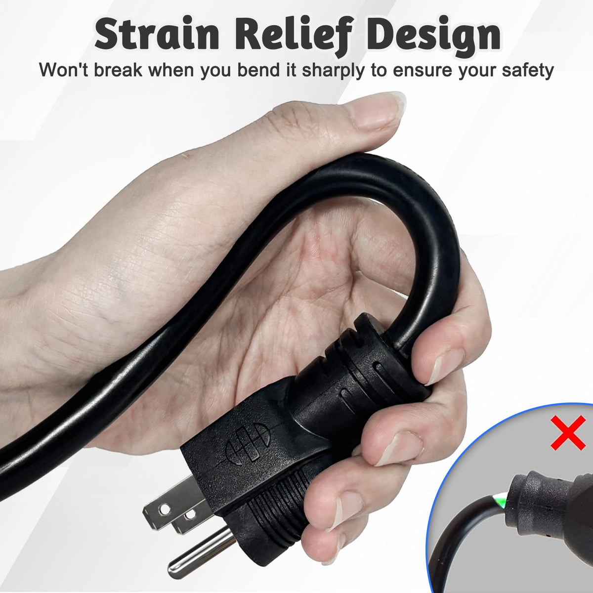 12 Gauge 3 Outlet Outdoor Extension Cord 100 FT V6356