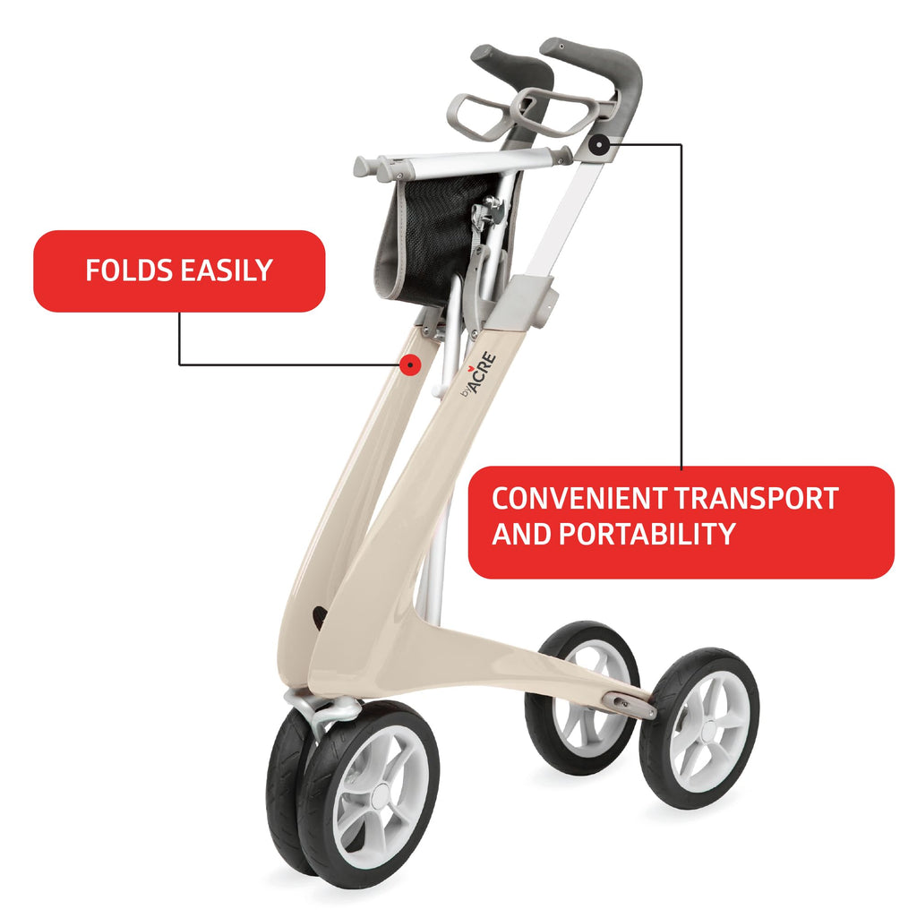 Carbon Ultralight Rollator Walker with Organizer Bag C57767