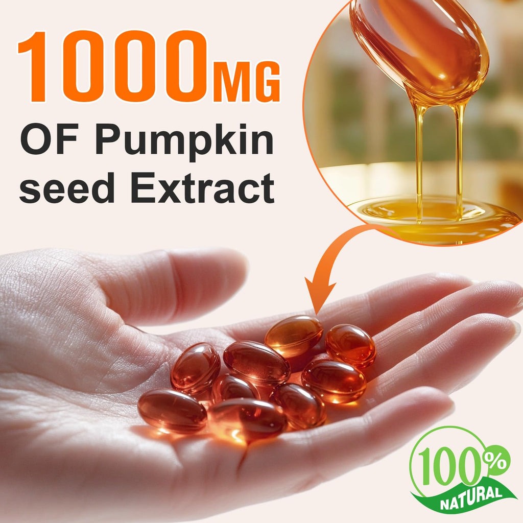 Pumpkin Seed Oil Capsules 1000mg 300 Softgels X6227