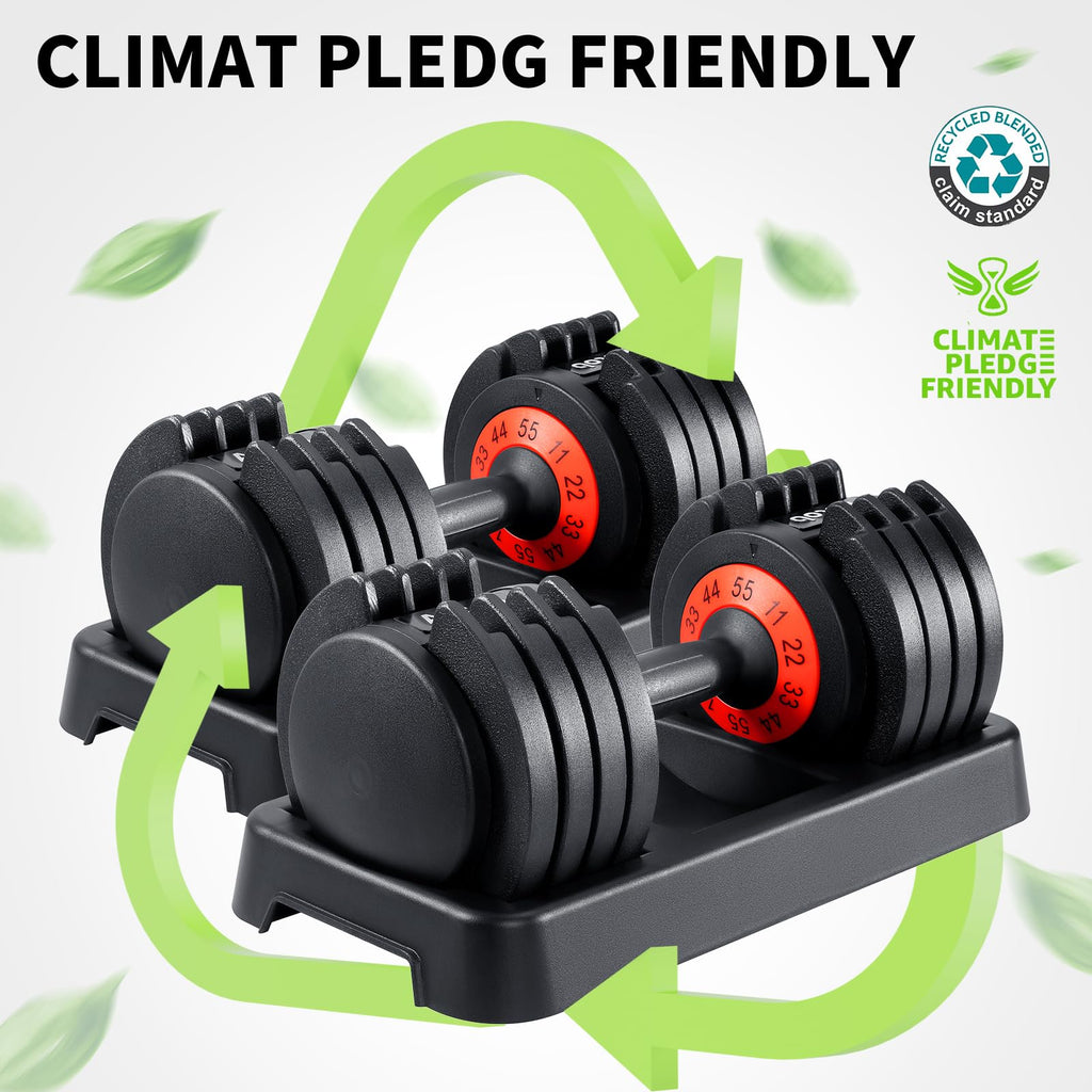 Adjustable Dumbbell Set 25/55 Lbs (Pair) M9500
