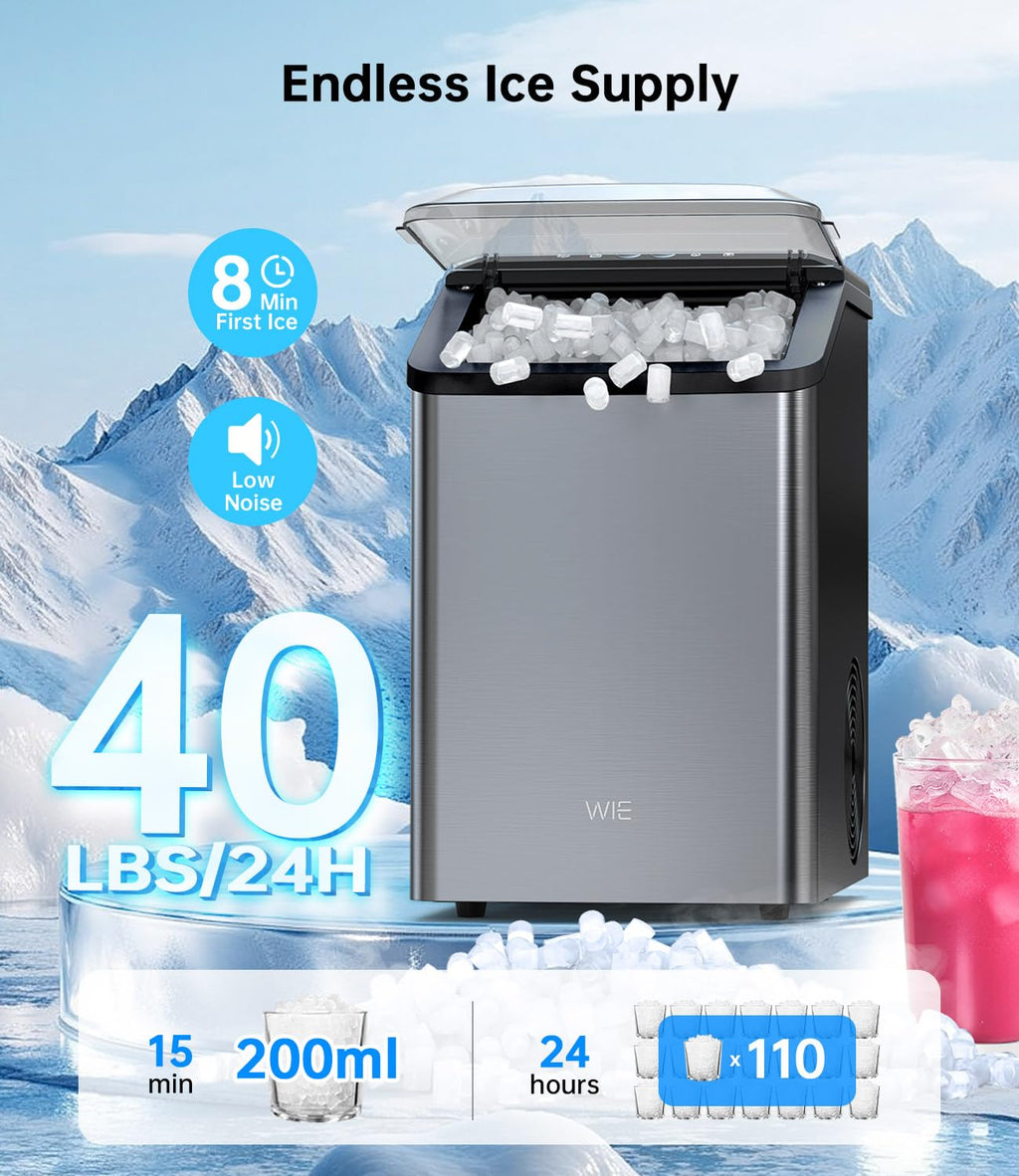 40LBS Nugget Countertop Ice Maker O702253