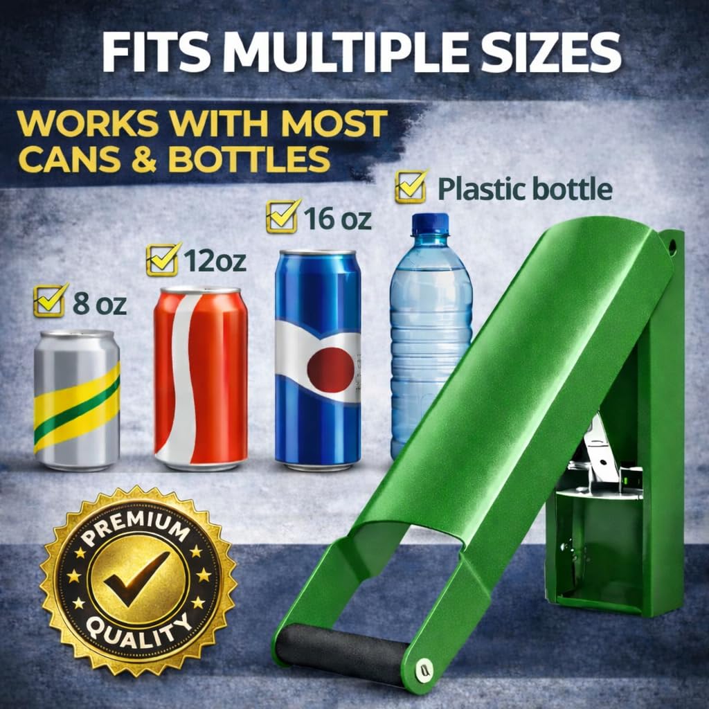 Heavy Duty 8oz 12 oz 16oz Aluminum Can Crusher V286