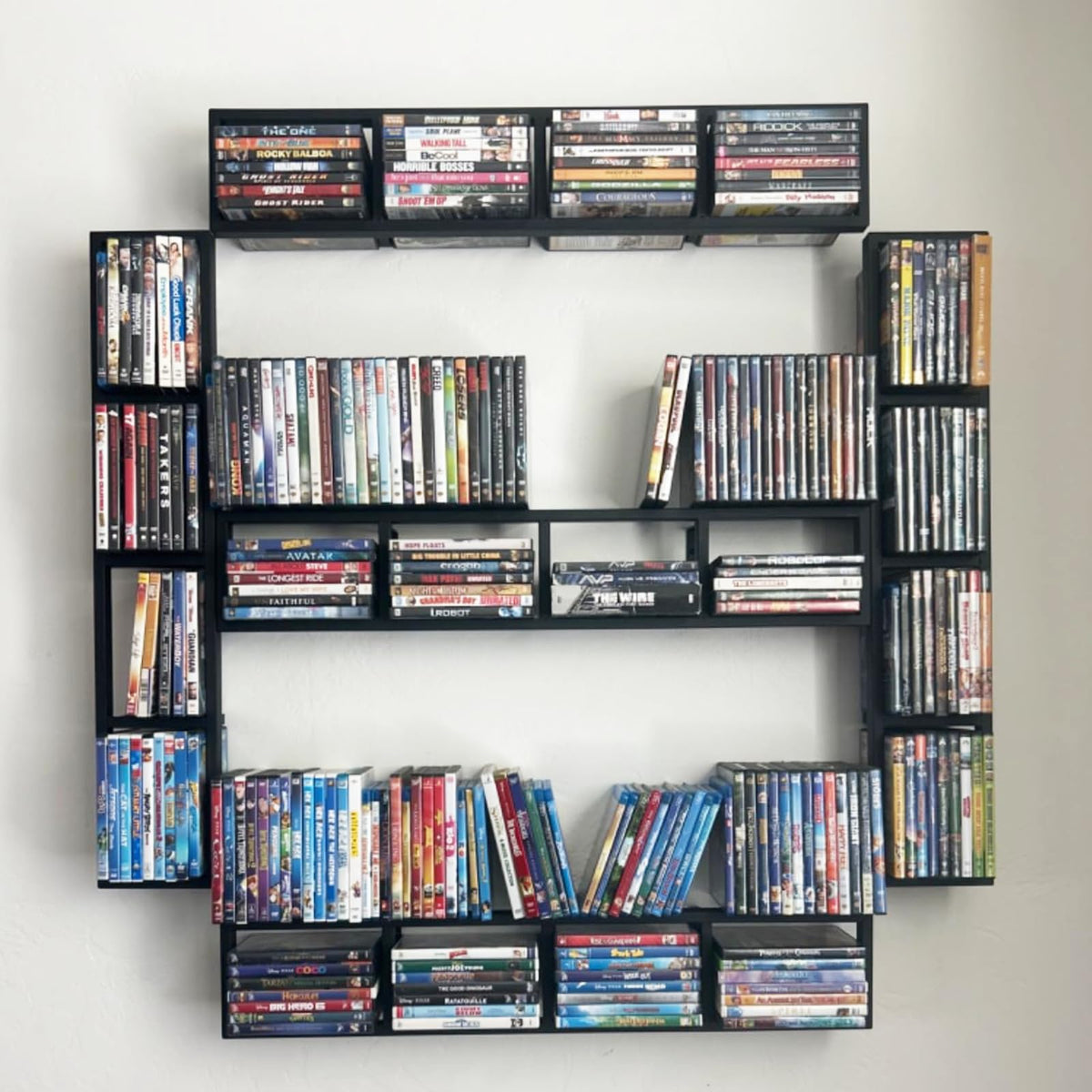Wall Mount 34 Inch Media Storage Rack P217