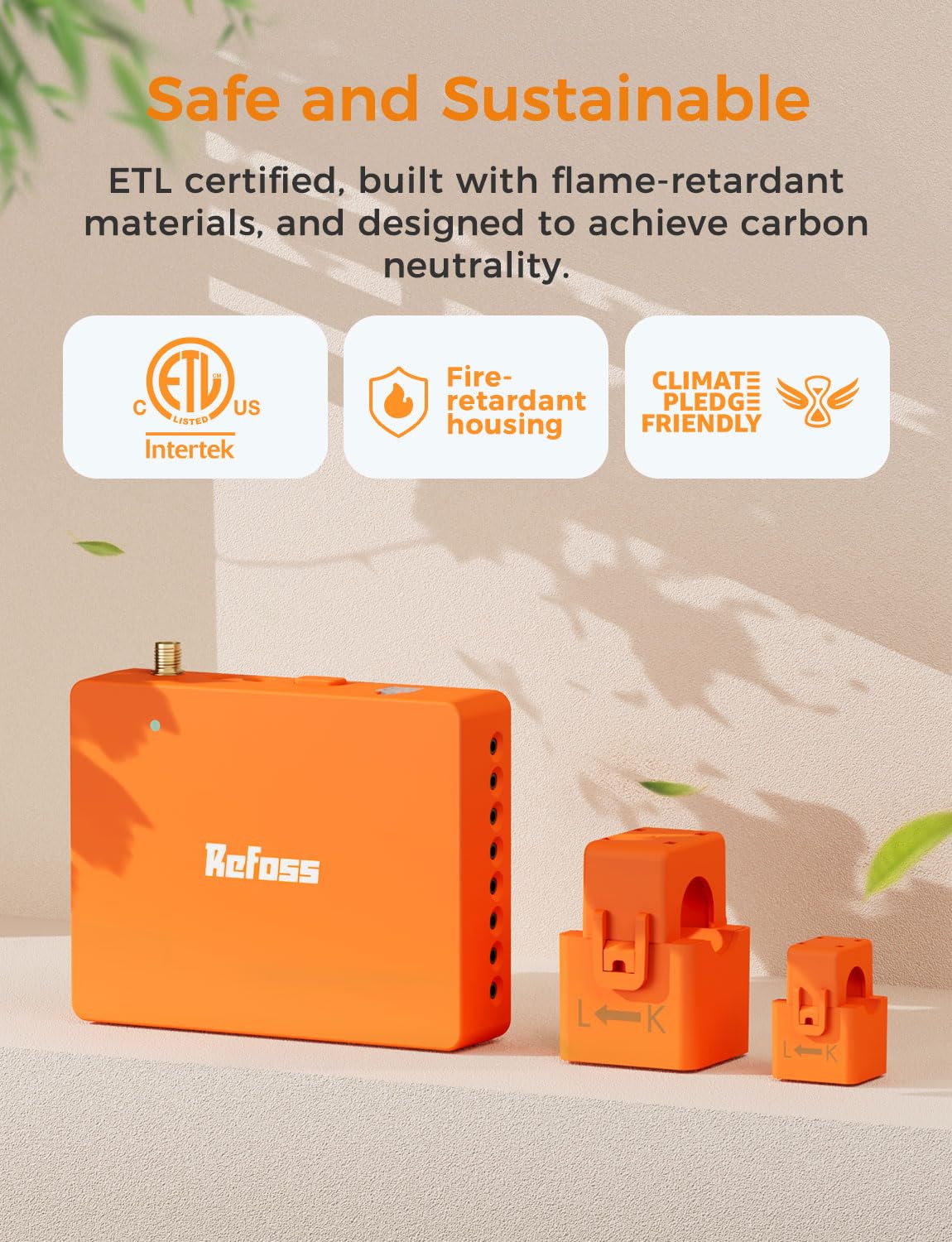 Smart Home Energy Monitor with 16 60A Circuit Sensor D9751