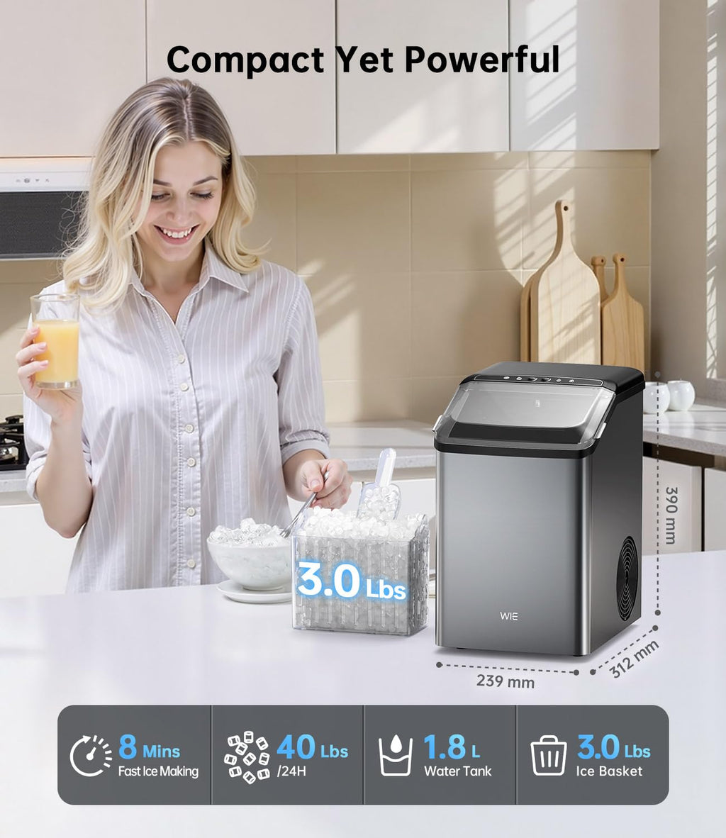 40LBS Nugget Countertop Ice Maker O702253