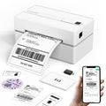 White 4x6 Portable Bluetooth Thermal Label Printer E155