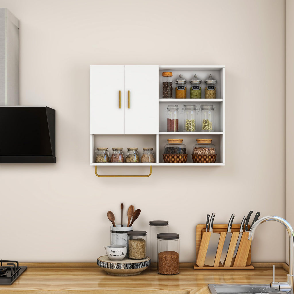 Wood Wall Mounted Bathroom Cabinet J5749
