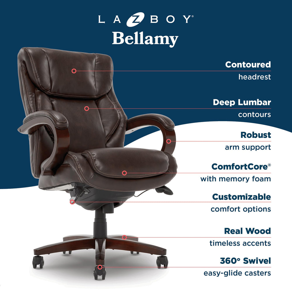 Executive Ergonomic Office Chair with Lumbar Support K27125