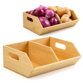 2 Set Bamboo Storage Bins H20794