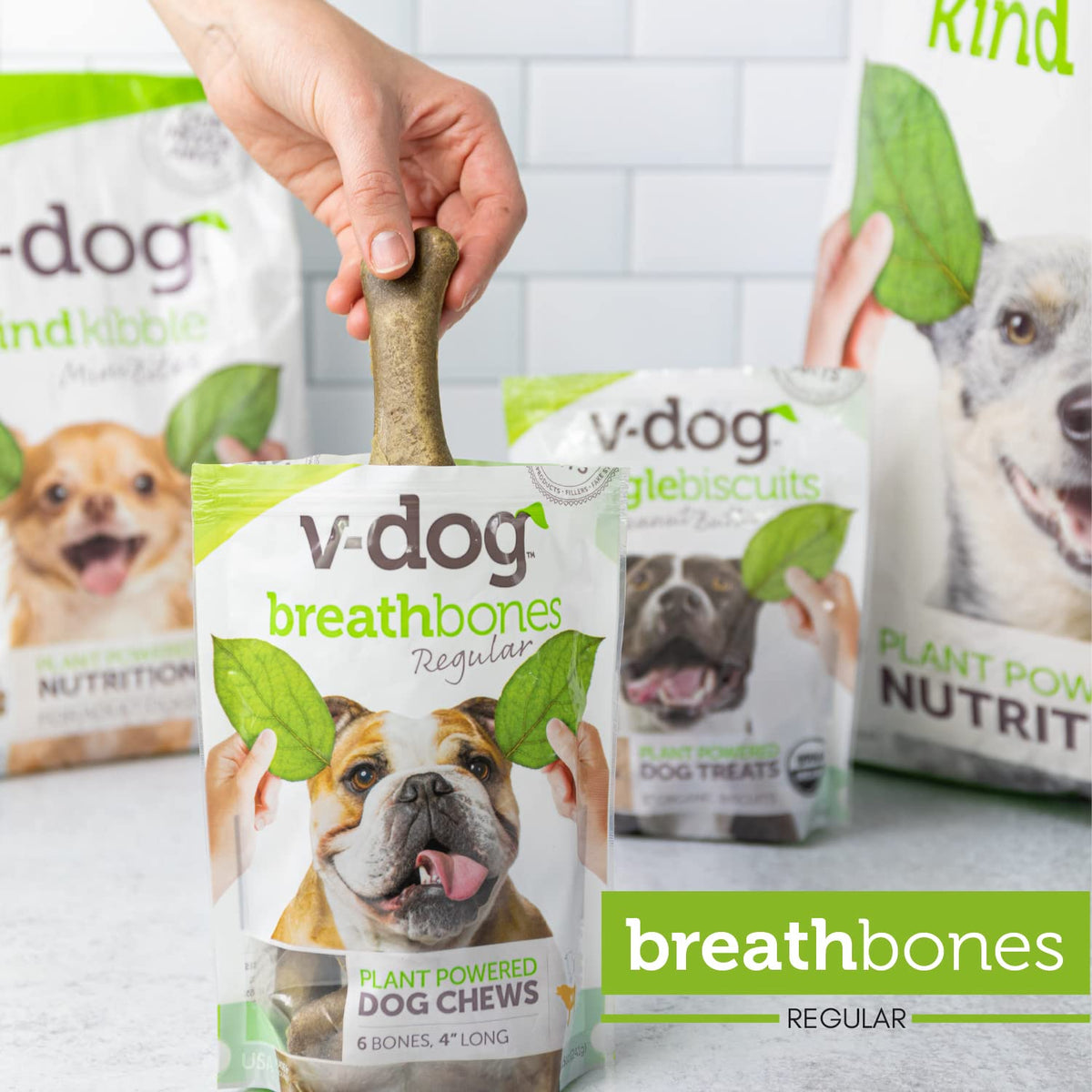 Vegan Dental Dog Bones 8 Ounces P24565