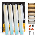 4 Packs Under Cabinet Lighting Hardwired, 24IN 18W Dimmable Led Light, 5 Color Temperature V9983