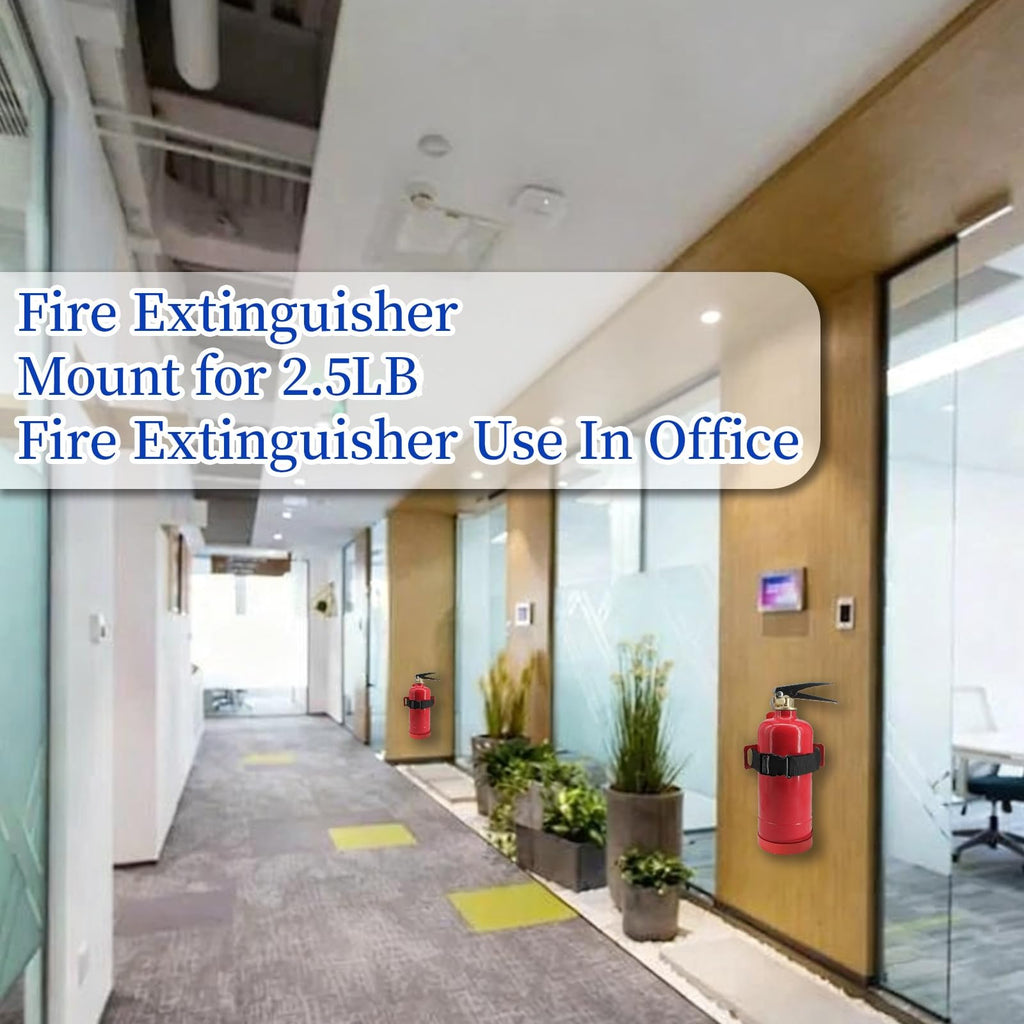 Small Fire Extinguisher Mount with Quick Release Strap B82606