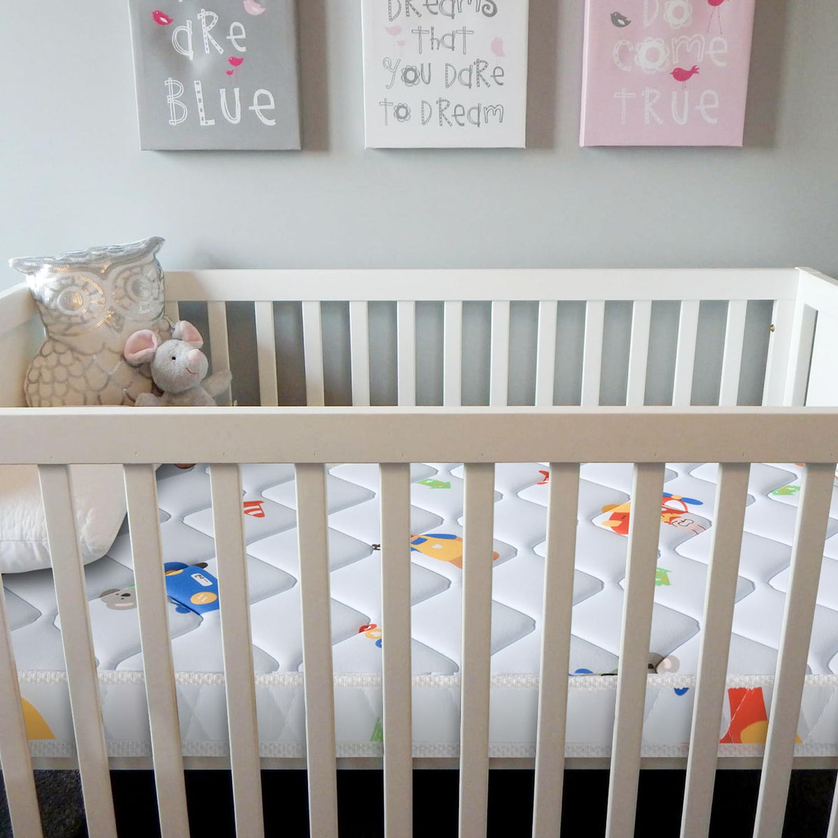 5" Thick Knitted Fabric Crib Mattress C710280
