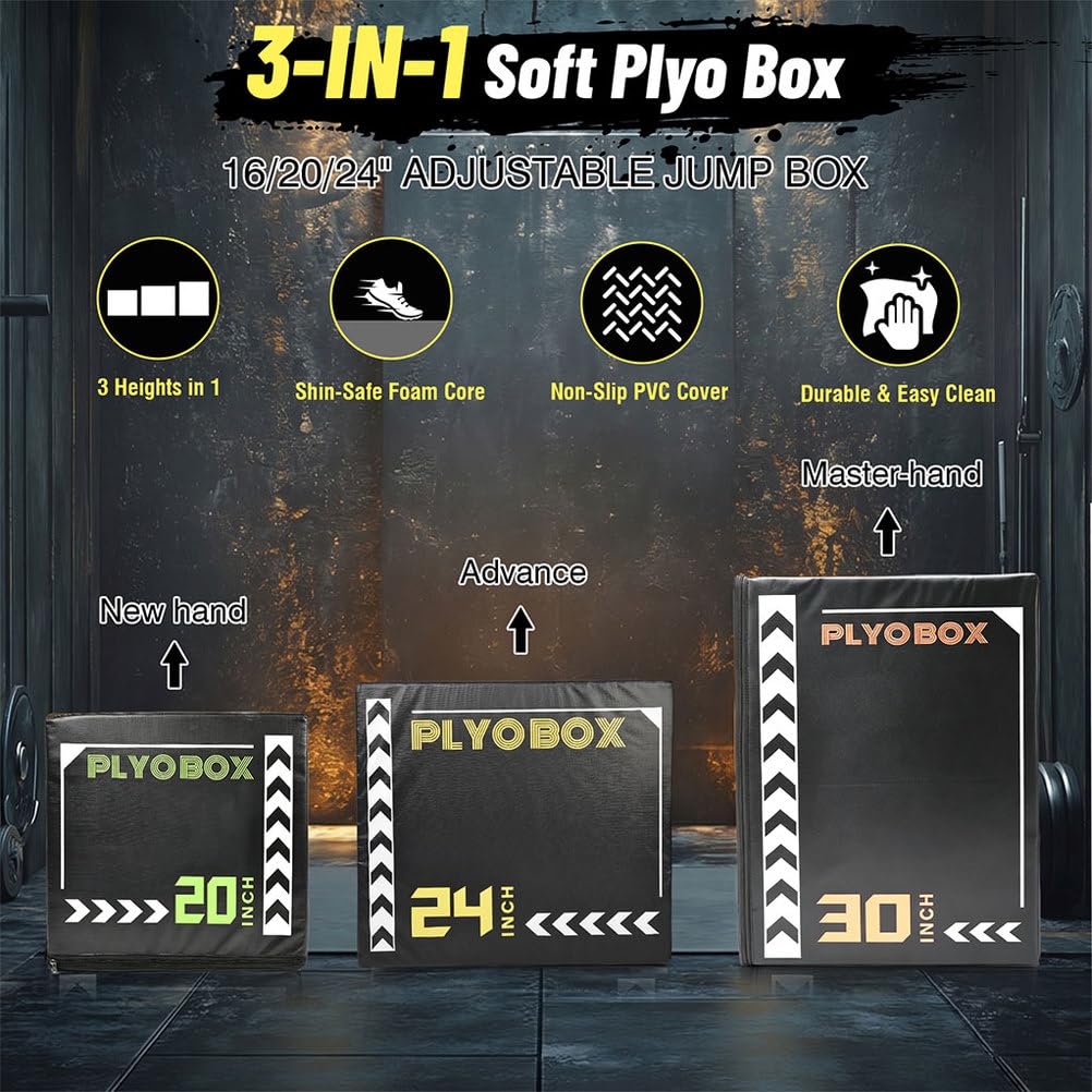 3-in-1 Foam Plyo Box F576