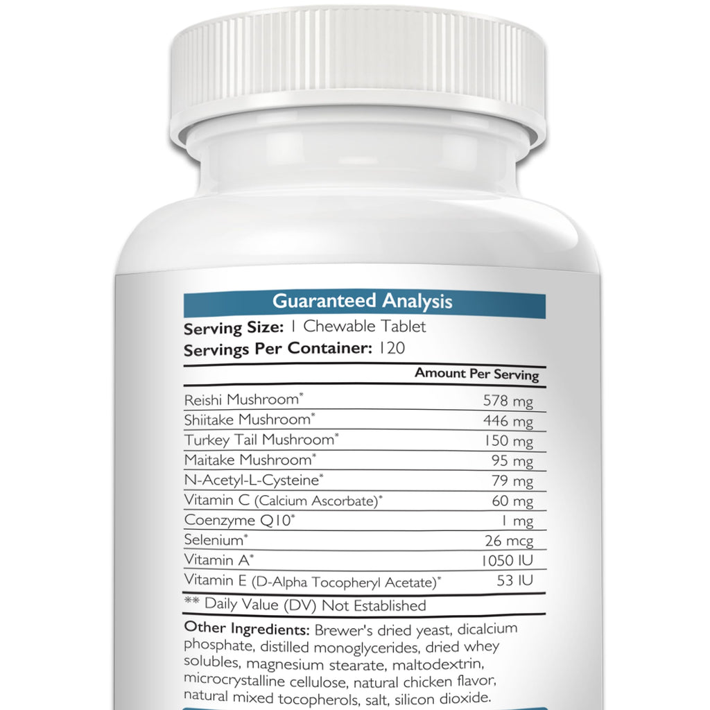 Immune Support for Dogs 120 Chewable Tablets J40498