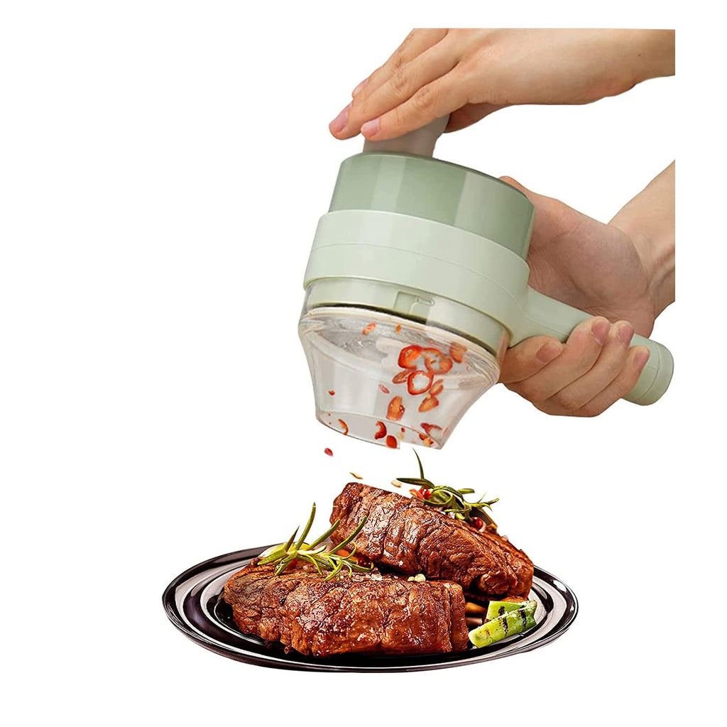 4 in 1 Handheld Electric Vegetable Cutter Set M99298