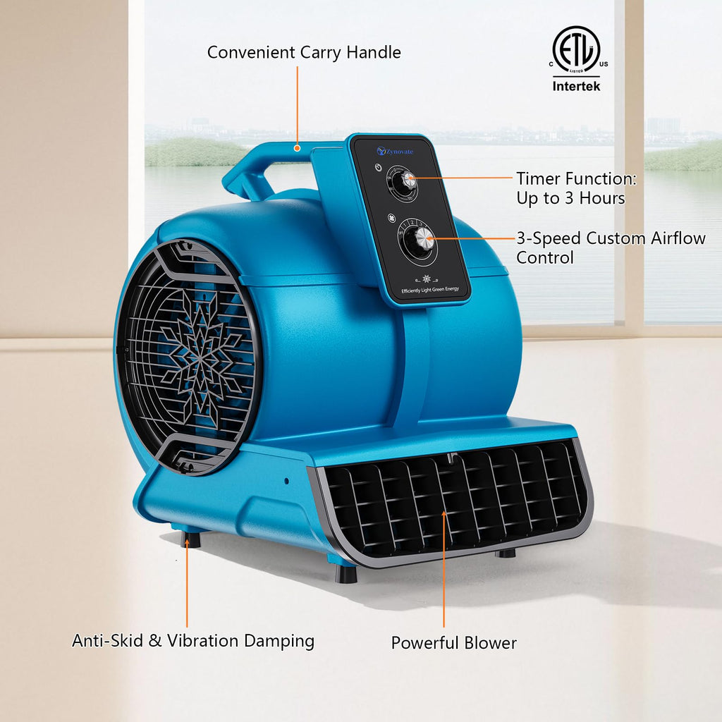 1/2 HP 2600 CFM Air Mover Fan X4854
