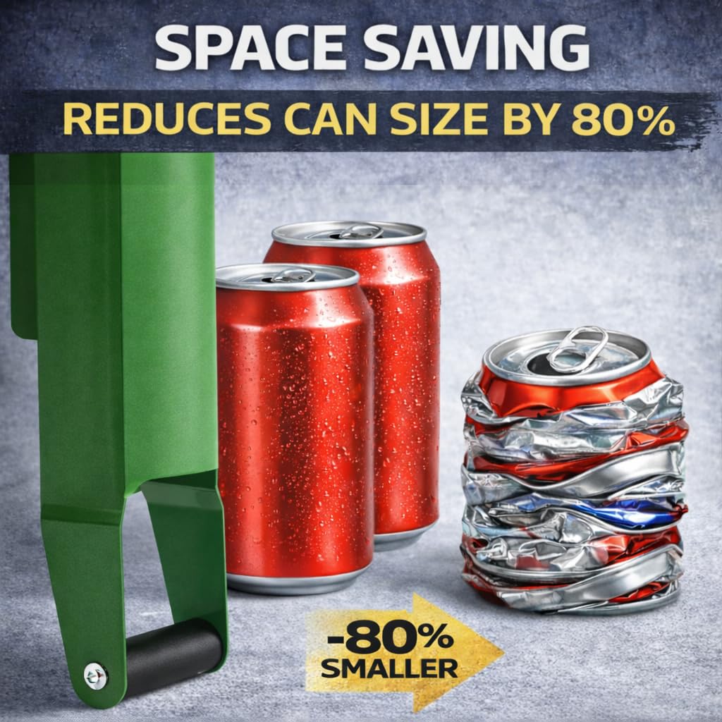 Heavy Duty 8oz 12 oz 16oz Aluminum Can Crusher V286