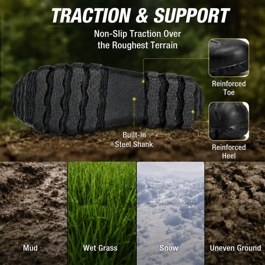 Rubber Boots with Steel Shank U769