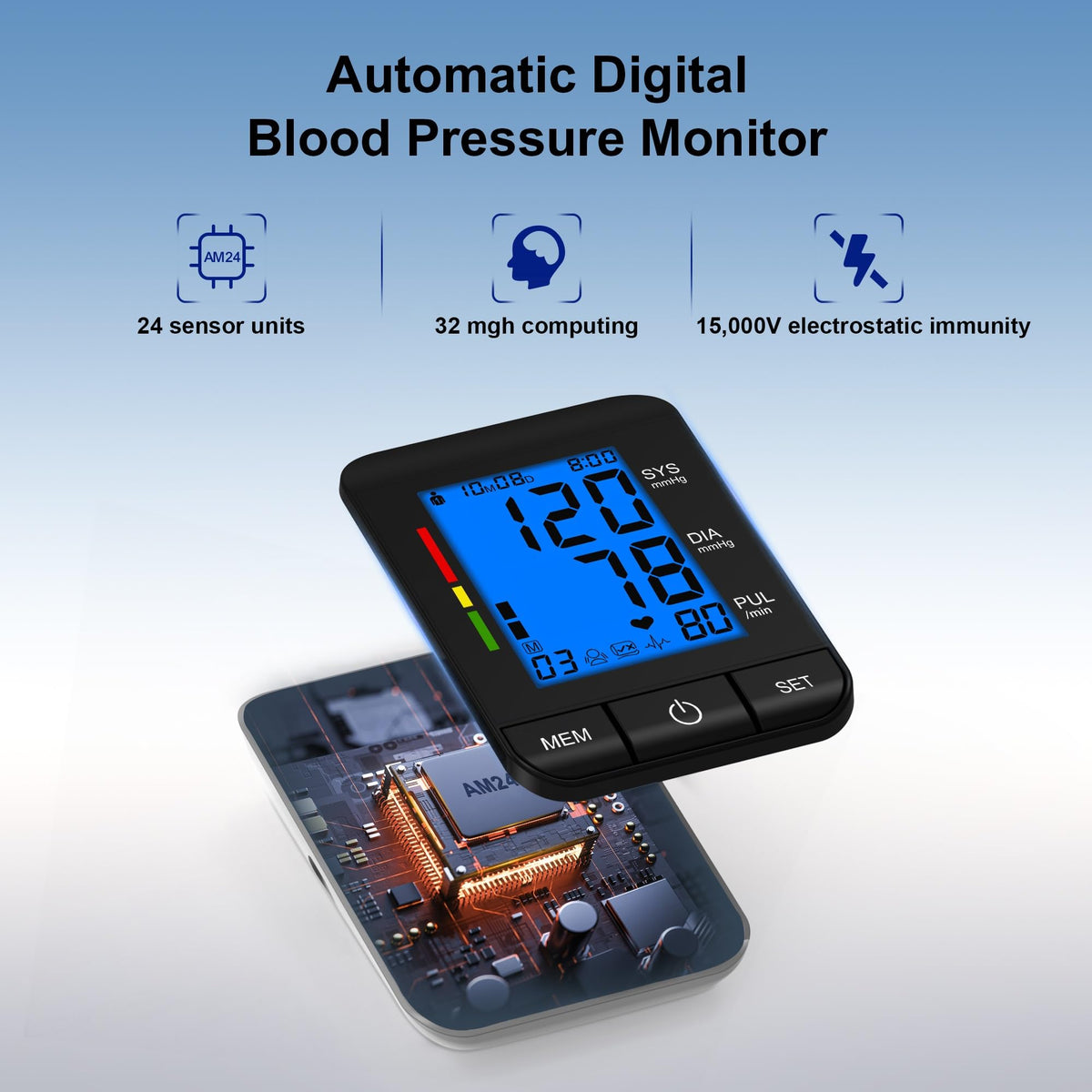 Automatic Upper Arm Blood Pressure Monitor C8558