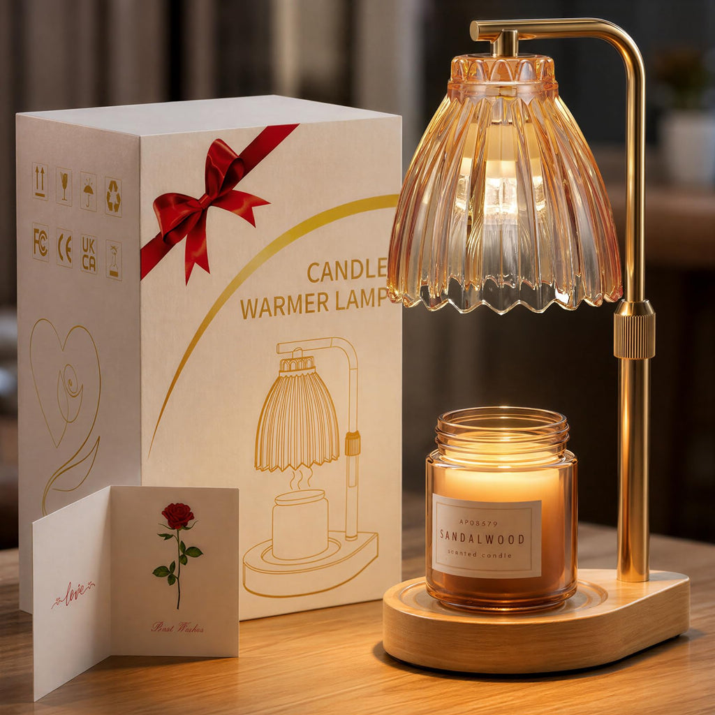 Candle Warmer Lamp with Adjustable Height, Timer & Dimmer R6205