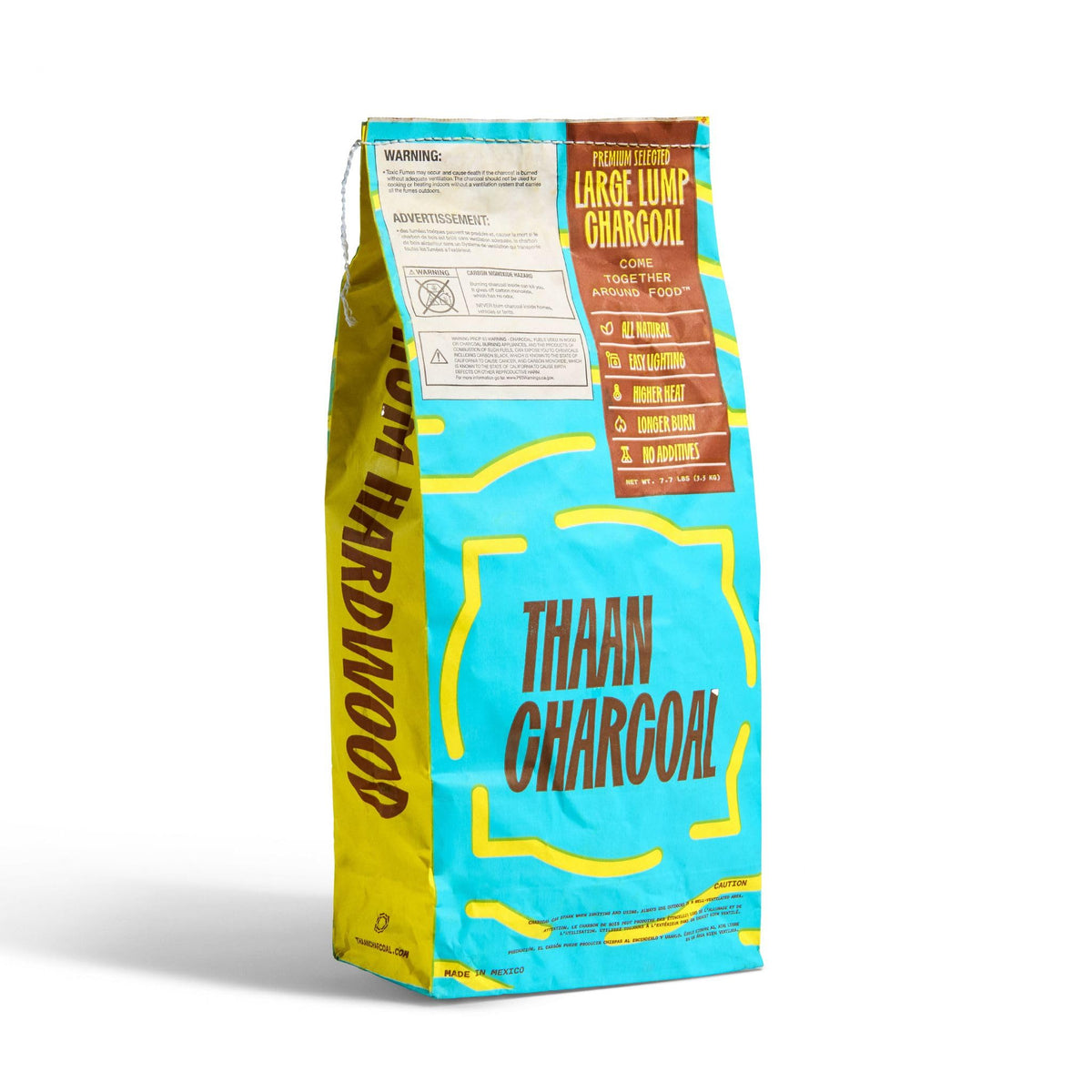Large Lump Charcoal 3 Bag Bundle 7.7 lbs Each Natural Hardwood M540523