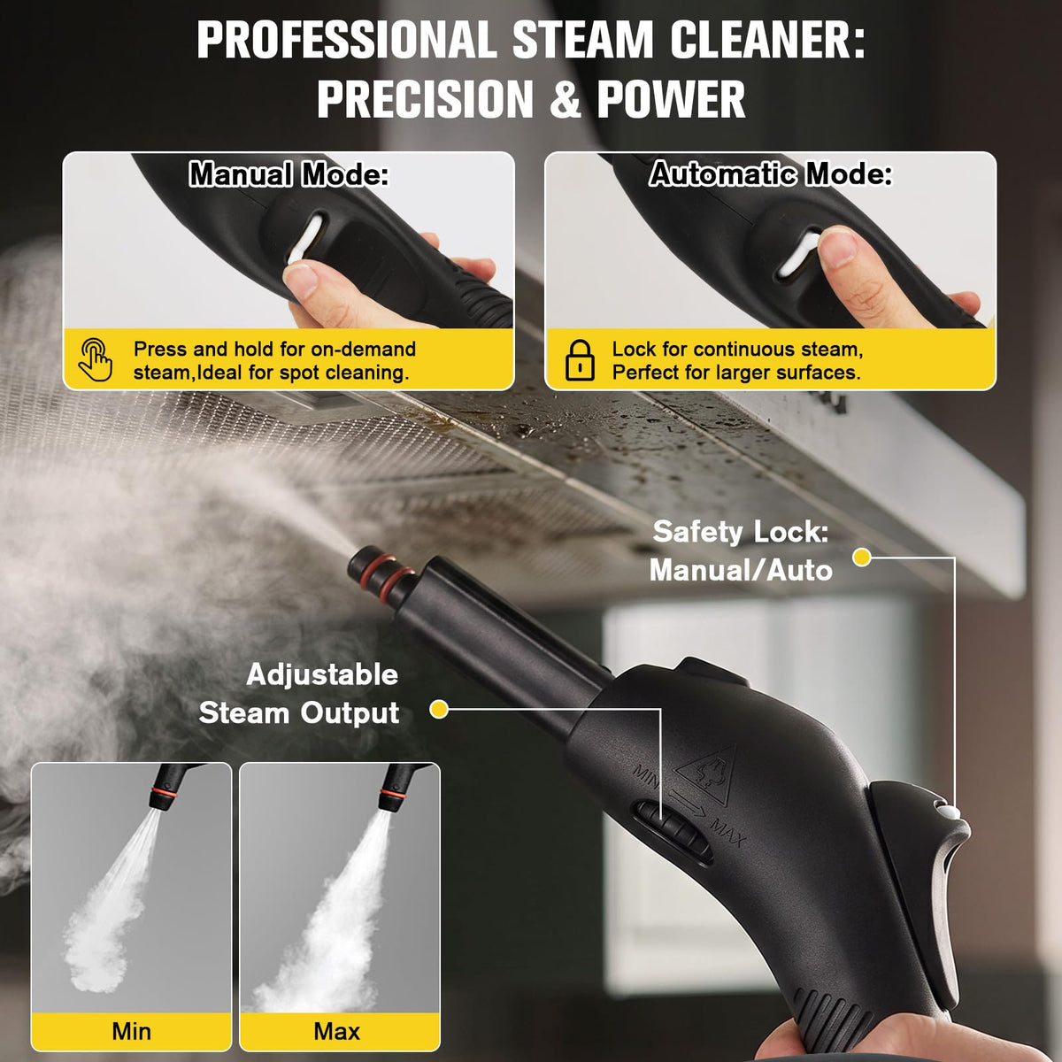 4.5 Bar 300°F Steam Cleaner V622846