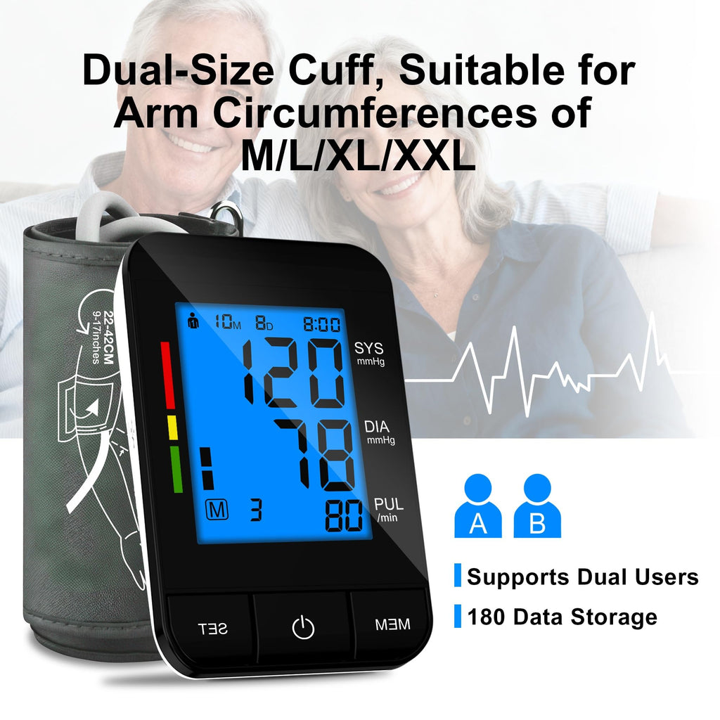 Automatic Upper Arm Blood Pressure Monitor C8558