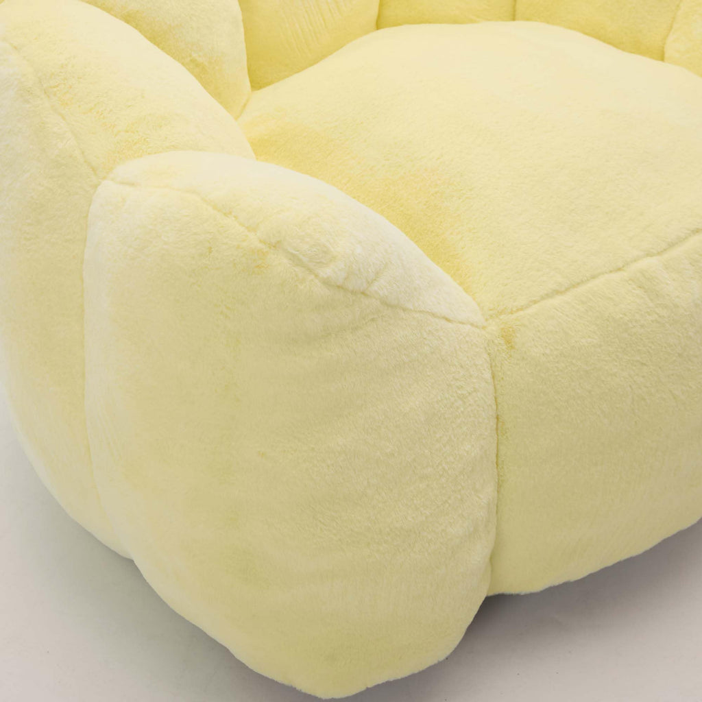Oversized Memory Foam Bean Bag Chair with Backrest Y841068