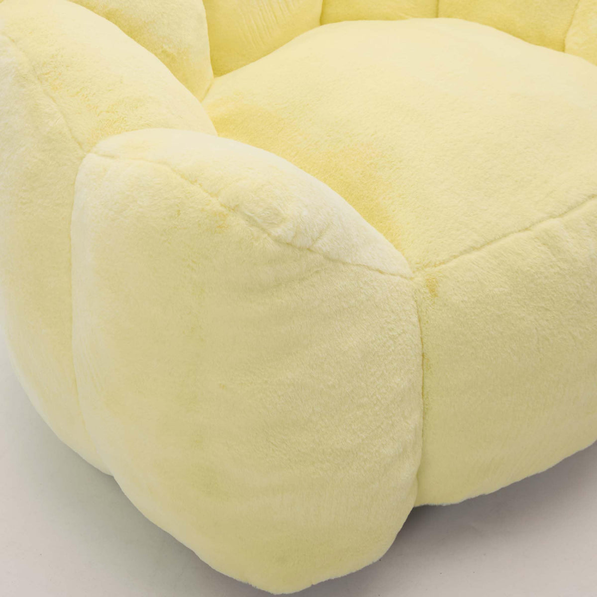 Oversized Memory Foam Bean Bag Chair with Backrest Y841068