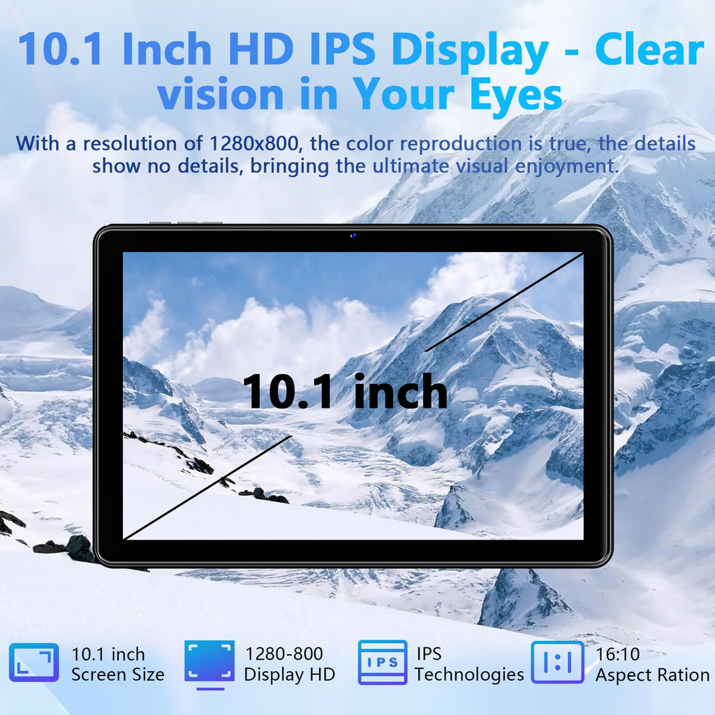 10 Inch Android Tablet with 18GB RAM 128GB ROM I812