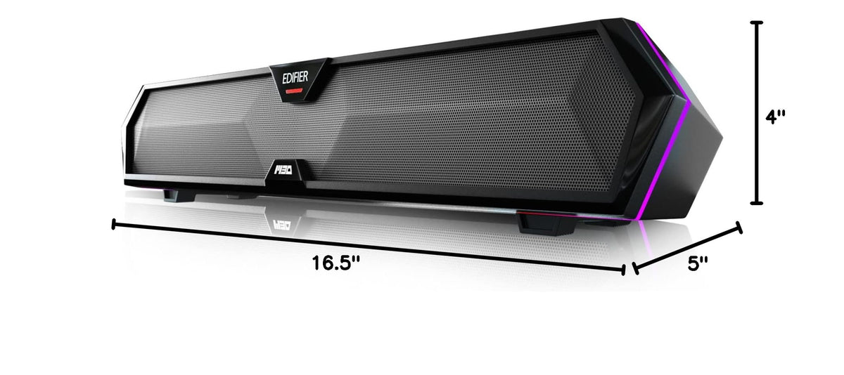 Computer Sound Bar with Deep Bass RGB Microphone Bluetooth 5.3 USB B249524