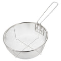 Stainless Steel 8inch Round Wire Fry Basket with Folding Handle W78008
